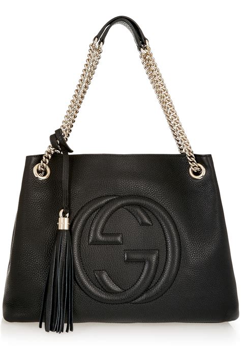 gucci black baguette bag|gucci shoulder bag 2022.